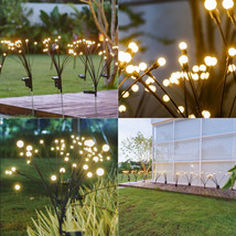 Firefly Solar Led Lights - Outdoor Garden Decoration Landscape &amp; Lawn - Free S/H - £13.05 GBP+