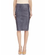 ELIE TAHARI PAMELA LAMB LEATHER STRETCH PENCIL SKIRT MARBLE NAVY $748, S... - €77,01 EUR