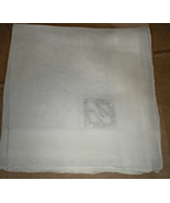 Men&#39;s Handkerchief - White with the Initial  &quot;M&quot;  - $4.00