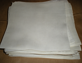 Men&#39;s Handkerchief Plain White 16 inch square one - $3.90