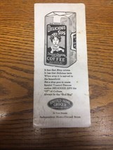 United Home Grocer Delicious Sips Hulman Terre Haute, Indiana Ad Antique... - £16.91 GBP