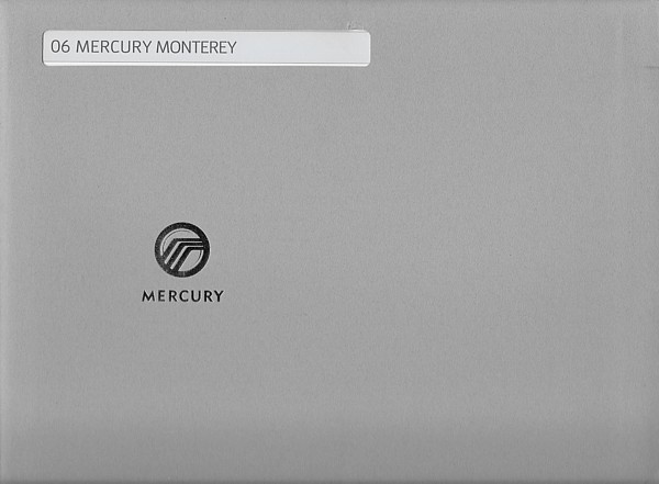 2006 Mercury MONTEREY sales brochure catalog portfolio US 06  - $7.00