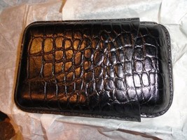 Pheasant by R.D.Gomez made in Spain Black Cigar Case  - $85.00
