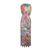 Lilly Pulitzer x Target Maxi Long Dress Nosey Posey Strapless Floral Siz... - $553.55 MXN