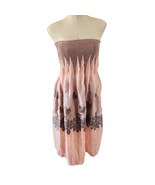 Lapis Anthropologie Womens Peach Ombre Fade Convertible Maxi Skirt/Dress... - $34.05 CAD