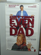 Getting Even With Dad Macaulay Culkin Ted Danson Home Video Poster 1994 - £10.11 GBP