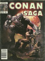 Conan Saga 23 Marvel Comic Book Magazine Mar 1989 - £1.56 GBP