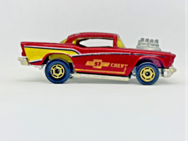 Hot Wheels &#39;57 Chevy  #56 1976 Candy Red Error - £56.81 GBP