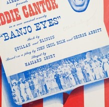 1941 Banjo Eyes Sheet Music Musical Comedy We Did It Before Eddie Cantor - £40.64 GBP