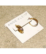 Vintage Costume Jewelry Goldtone Anne Klein Pierced Earrings - £4.68 GBP