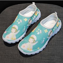 Women Shoes Lightweight Comfortable Casual Shoes Cartoon Nurse Print Wom... - £20.66 GBP