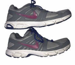 Nike Downshifter 8 Women Size 8 Gray Pink Running Shoes 537571-008 - £18.42 GBP