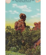 Old Scotchman Harry Lauder Rock Garden Gods Pikes Peak Colorado CO Postc... - $2.96