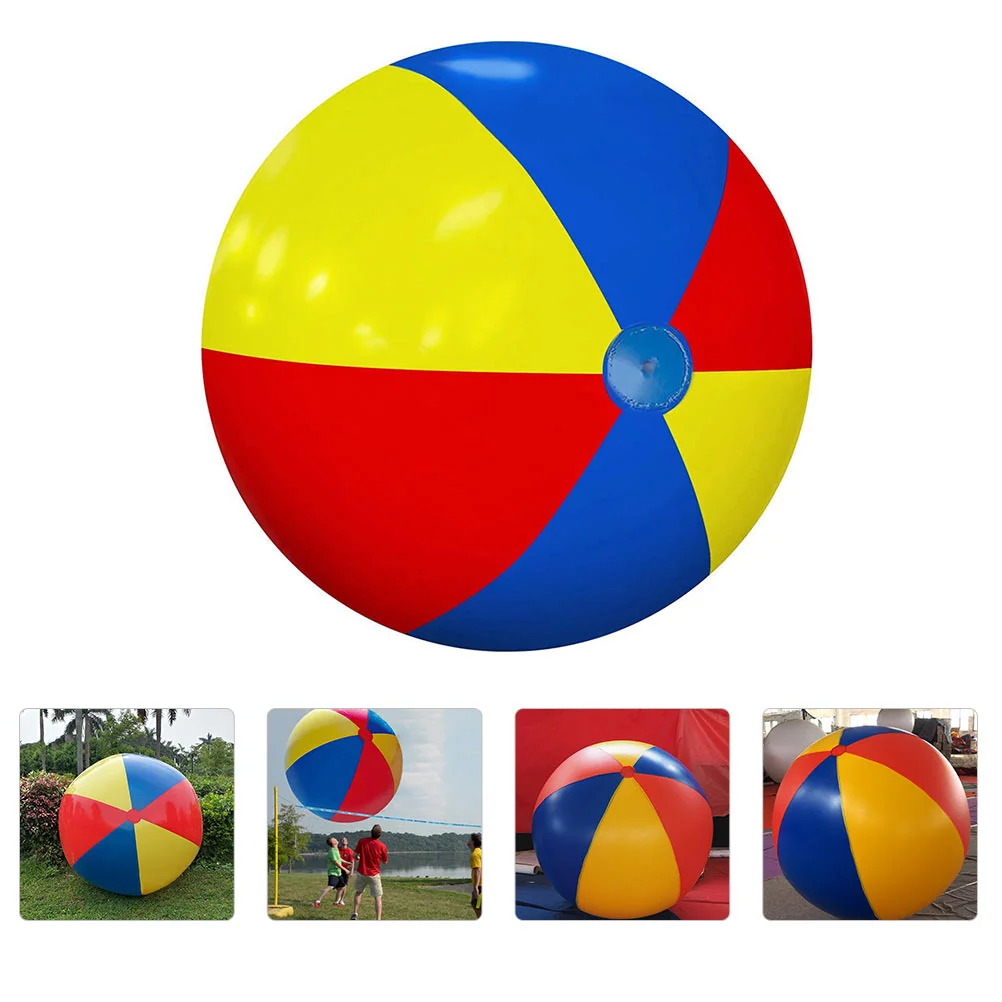 Ball Large Inflatable Water Toy Colorful Play Balls Pool PVC for Kids Oversized - £30.49 GBP
