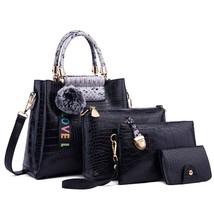 Ceossman Women&#39;s Handbag PU leather Shoulder bag designer  2022 4 PCS Crossbody  - £59.36 GBP