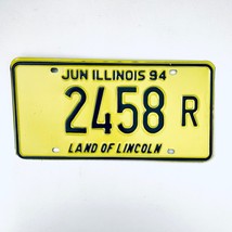 1994 United States Illinois Land of Lincoln Passenger License Plate 2458 R - €10,23 EUR