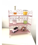 1pcs Three-layer shelf, made of iron and wooden strips - €60,51 EUR