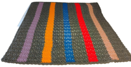 Handmade  Crochet Throw  Approx.  54&quot;X58&quot; Country Cottage Granny Core - $522.87 MXN