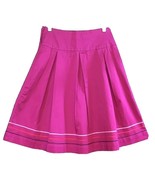 Womens George ME Mark Eisen Magenta Pink A Line Side Zip Skirt with Stre... - $14.88 CAD