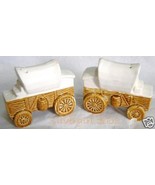 Pioneer Covered Wagon Salt and Pepper Shakers - £9.66 GBP