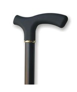 Walking Cane Black Fritz Handle - $88.50 CAD