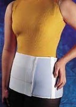 Abdominal Support Binder - 9&quot; Segmented Elastic with 3/8&quot; Thick Foam Pad... - $32.99
