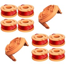 10 Pcs WA0010 Replacement Trimmer Spool for Worx, 0.065 Inch Diameter Tr... - $55.53 CAD