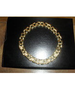  Gold Tone Necklace with Pearl Beads - £3.73 GBP