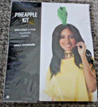 Pineapple Kit Halloween Dress Up Costume 2 Pieces Headband Choker Adult ... - $7.71