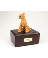 King Products Pet Cremation Urn - Airedale Terrier, Sitting Figurine On ... - $239.34 CAD