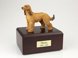King Products Pet Cremation Urn - Afghan Hound Figurine On Traditional, Small, W - £132.43 GBP
