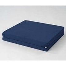 Wheelchair cushion - Navy color 16&quot; x 18&quot; x 4&quot; convuluted foam cushion with 2&quot; t - £62.90 GBP