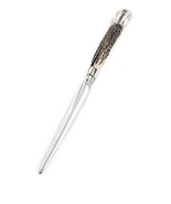 Letter Opener, Silver Horn-With Antler Accent Handles. Beautiful and Uni... - $112.83
