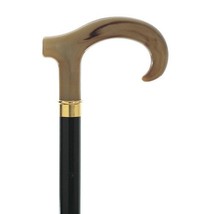 Extra Tall Walking Cane with Derby Resin Handle and Hardwood Shaft - £87.12 GBP