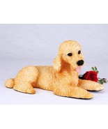 Standard Poodle Apricot Cremation Pet Urn for Secure Installation of You... - $109.95
