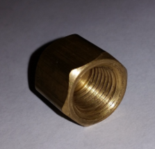 3/8&quot; Brass Female NPT Threaded Cap - $4.00