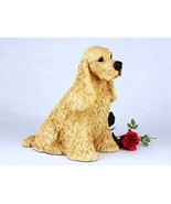 Cocker Spaniel Buff Cremation Pet Urn for Secure Installation of Your Be... - $150.37 CAD