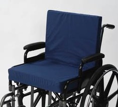 Wheelchair seat Cushion Navy Color 16&quot; X 18* X 2&quot; Made in USA - £47.95 GBP