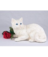 Cat, Shorthair All White Cremation Pet Urn for Secure Installation of Yo... - $149.72 CAD
