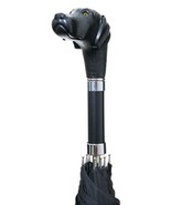 Umbrella,&quot;Scout&quot; The Black Lab Dog. Handle Made In Italy. For the Ultima... - $104.57 CAD