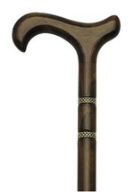 Walking Cane Bijoux Walnut. This Walking Stick Cane has a Derby Handle a... - $901.96 MXN