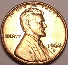 United States Unc 1962-D Lincoln Memorial Cent~Free Shipping - £1.72 GBP