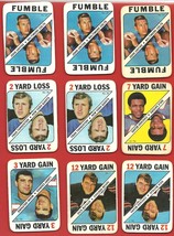 19 Card Lot Total Of 1971 Vintage Football Insert Cards !! - £62.77 GBP