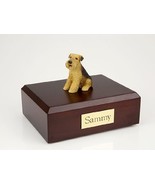 King Products Pet Cremation Urn - Airedale Terrier Figurine On Traditional, Medi - £138.27 GBP