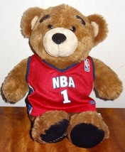 Build a Bear Stuffed Plush NBA 1 Teddy Bear Sports Jersey Basketball - $25.25