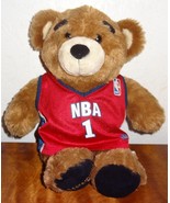 Build a Bear Stuffed Plush NBA 1 Teddy Bear Sports Jersey Basketball - $25.25