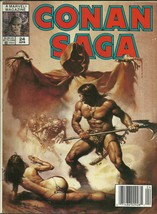 Conan Saga 24 Marvel Comic Book Magazine Apr 1989 - £1.55 GBP