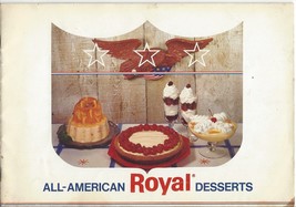 All-American Royal Desserts Advertising Recipe Pamphlet 1968 - £3.99 GBP