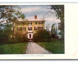 Lowell&#39;s Casa Cambridge Ma Massachusetts Unp Udb Cartolina U13 - $4.04
