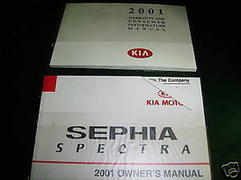 2001 Kia Sephia/Spectra Owners Manual - $14.84